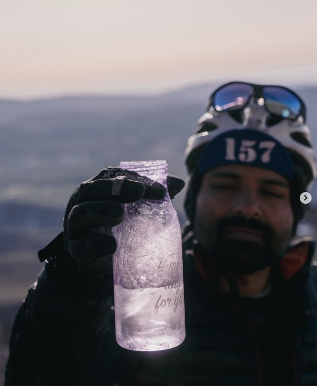 Shekhoo Shyam Raja during the Atlas Mountain Race